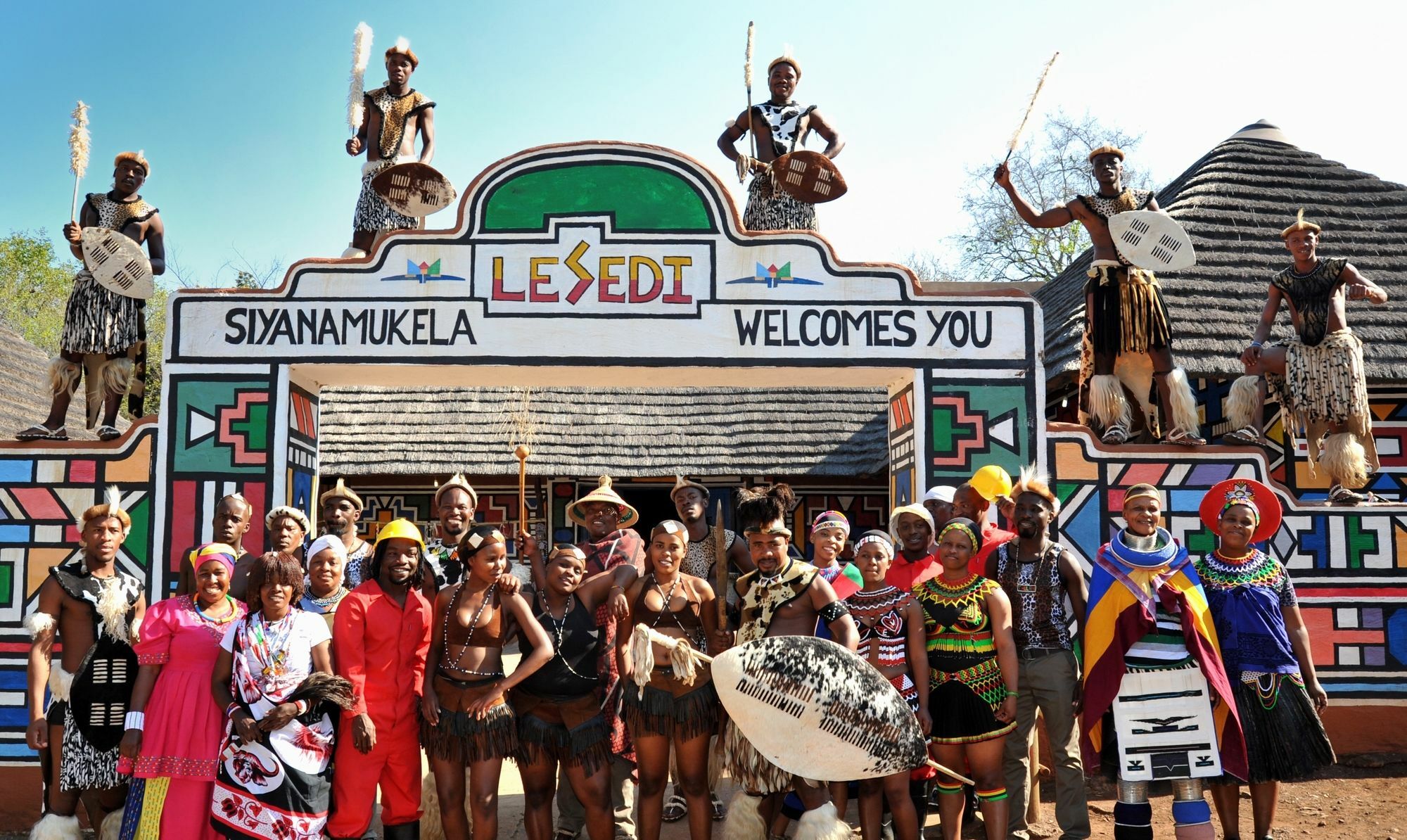 Aha Lesedi African Lodge & Cultural Village Broederstroom Exterior foto
